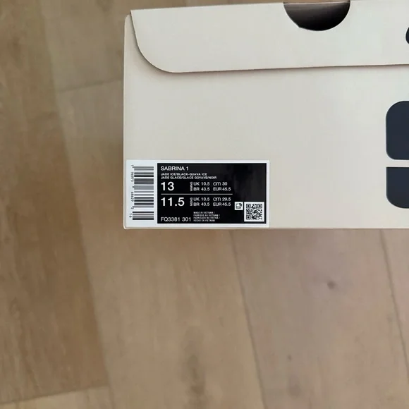 Nike Sabrina 1 EP 'Brooklyn's Finest' with Box Size: Men’s 11.5 - Picture 5 of 8